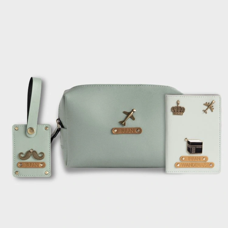 Personalized Passport Cover, Travel Pouch and Luggage Tag